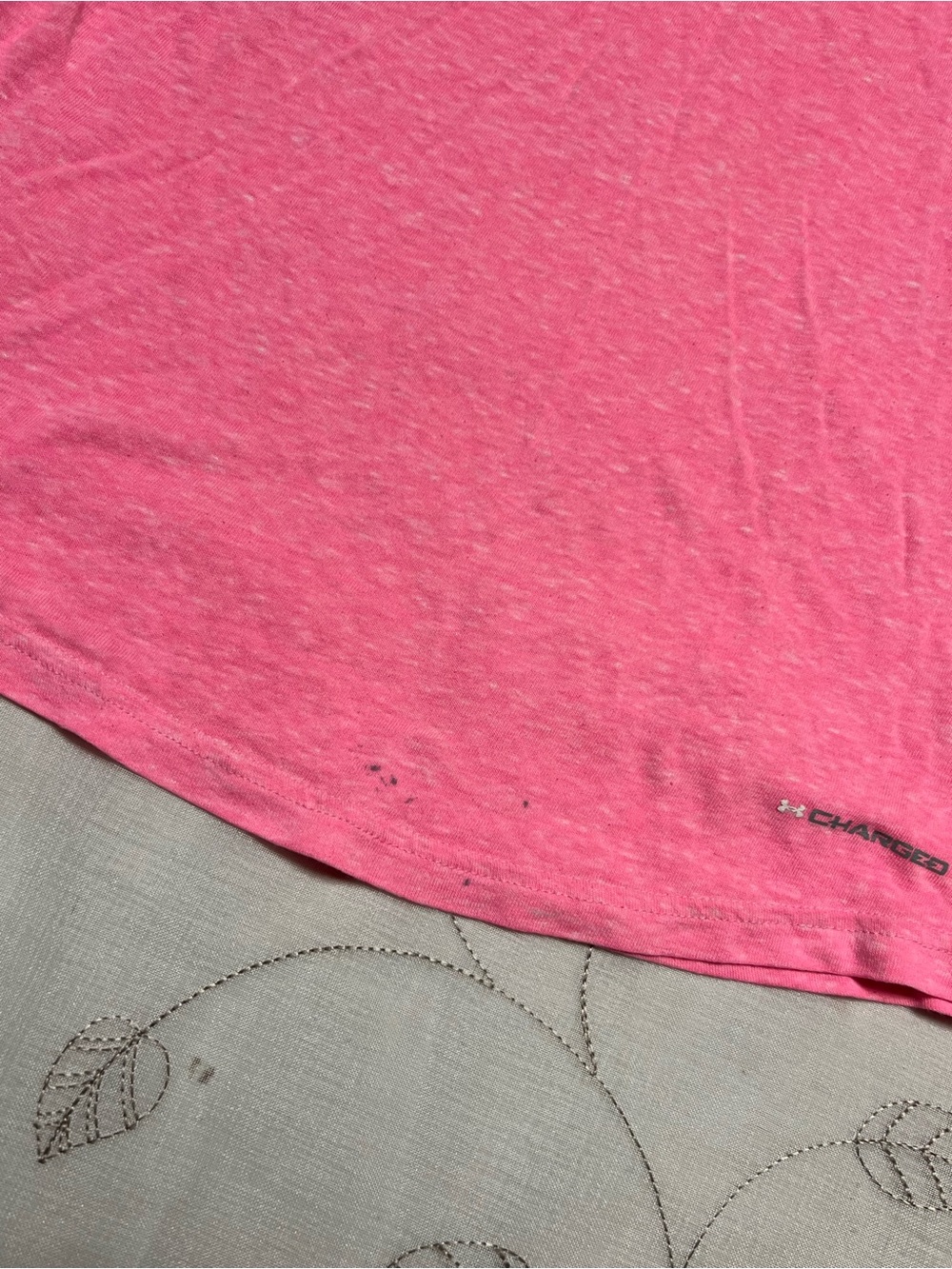 Under Armour Pink Racerback Pocket Tank Top 63.5 - Picture 6 of 6
